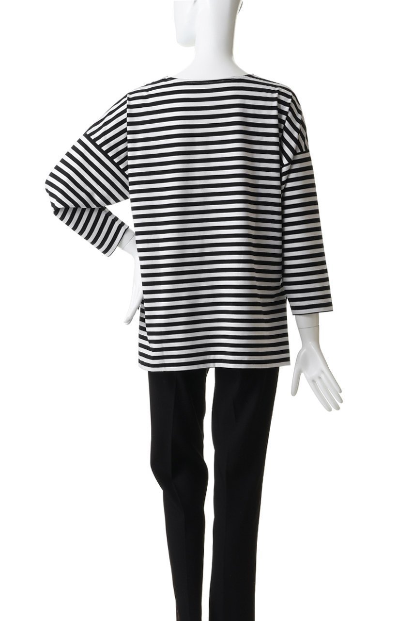 【スリー ドッツ/three dots】のパウダリーコットン 7分袖 人気、トレンドファッション・服の通販 founy(ファニー) 　ファッション　Fashion　レディースファッション　Fashion for Women　トップス・カットソー　Cut & Sew Tops　シャツ・ブラウス・オフィスカジュアル　Elegant Blouses & Button-Ups　ロングTシャツ・Tシャツ　Longline T-Shirts & Tees　カットソー・ベーシックTシャツ　Cut-and-Sewn Tops / Stretch Tees & Basics　おすすめ　Recommended / Our Picks　インド　Indian Textile　カットソー　Cut and Sewn Top　スリーブ　Sleeve, Long Sleeve / Short Sleeve　ミックス　Mix, Mixed Style　ロング　Long, Long-Length　other-4|ID: prp329100004872532 ipo3291000000036341983