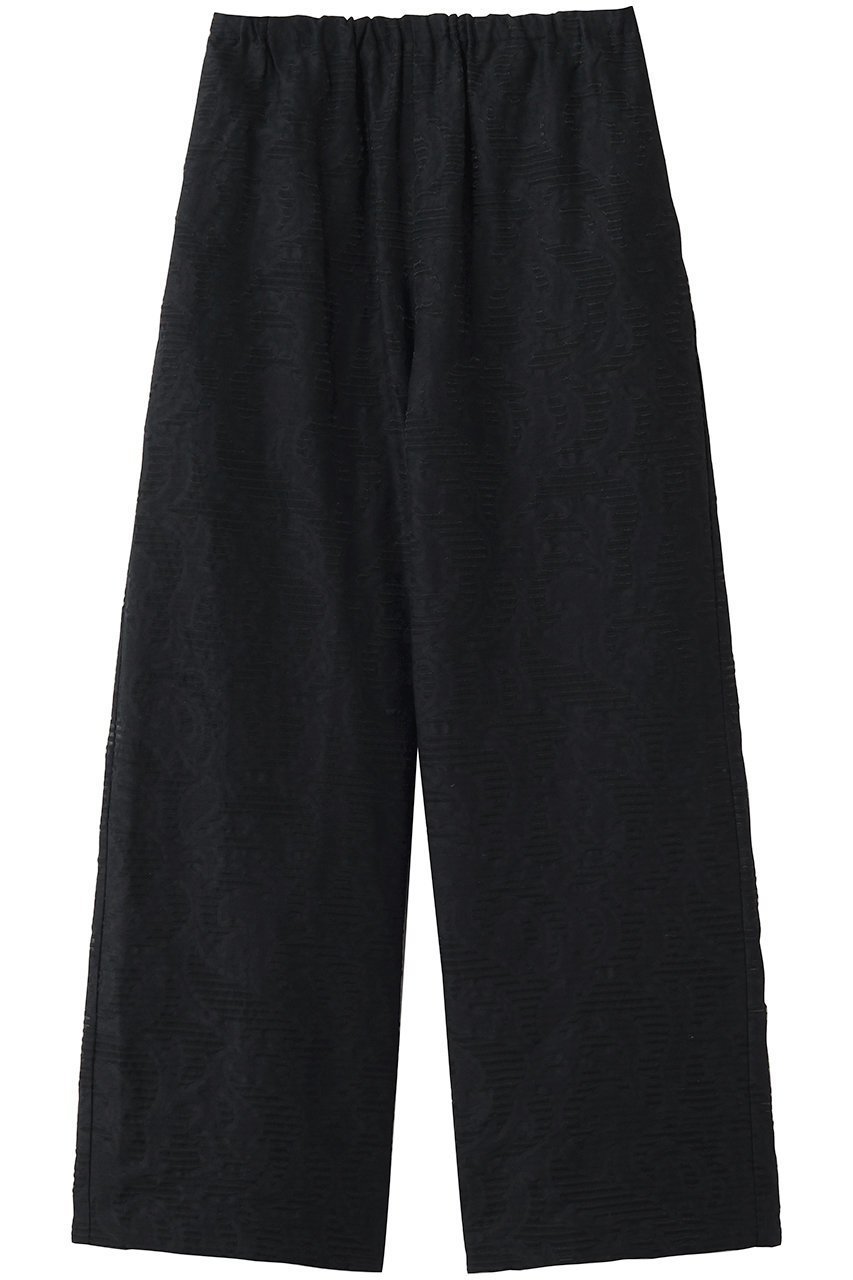 【ハー/HER.】のシアージャカードワイドパンツ インテリア・キッズ・メンズ・レディースファッション・服の通販 founy(ファニー) ファッション Fashion レディースファッション Fashion for Women パンツ Pants & Trousers ジャカード/ジャガード Jacquard, Woven Pattern 再入荷 Restock / Back in Stock ブラック|ID: prp329100004872539 ipo3291000000036342031