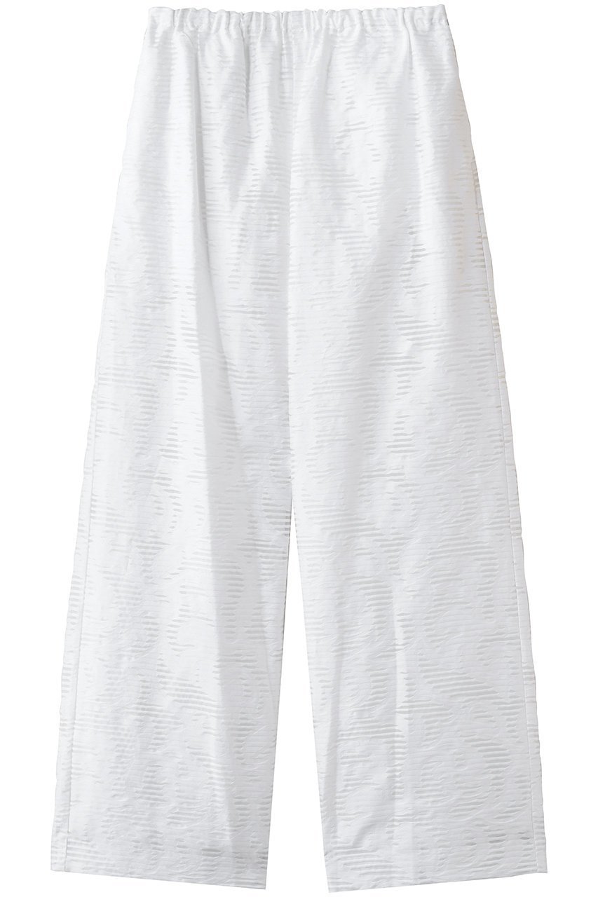【ハー/HER.】のシアージャカードワイドパンツ インテリア・キッズ・メンズ・レディースファッション・服の通販 founy(ファニー) 　ファッション　Fashion　レディースファッション　Fashion for Women　パンツ　Pants & Trousers　ジャカード／ジャガード　Jacquard, Woven Pattern　オフホワイト|ID: prp329100004872539 ipo3291000000036892363