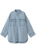 【ハー/HER.】のデニムシャツ 人気、トレンドファッション・服の通販 founy(ファニー) ファッション Fashion レディースファッション Fashion for Women トップス・カットソー Cut & Sew Tops シャツ・ブラウス・オフィスカジュアル Elegant Blouses & Button-Ups スリーブ Sleeve, Long Sleeve / Short Sleeve デニム Denim, Jeans Material ロング Long, Long-Length 再入荷 Restock / Back in Stock 羽織 Haori, Light Jacket thumbnail サックス|ID: prp329100004872540 ipo3291000000036342042