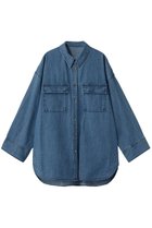 【ハー/HER.】のデニムシャツ 人気、トレンドファッション・服の通販 founy(ファニー) ファッション Fashion レディースファッション Fashion for Women トップス・カットソー Cut & Sew Tops シャツ・ブラウス・オフィスカジュアル Elegant Blouses & Button-Ups スリーブ Sleeve, Long Sleeve / Short Sleeve デニム Denim, Jeans Material ロング Long, Long-Length 再入荷 Restock / Back in Stock 羽織 Haori, Light Jacket thumbnail インディゴ|ID: prp329100004872540 ipo3291000000036342043