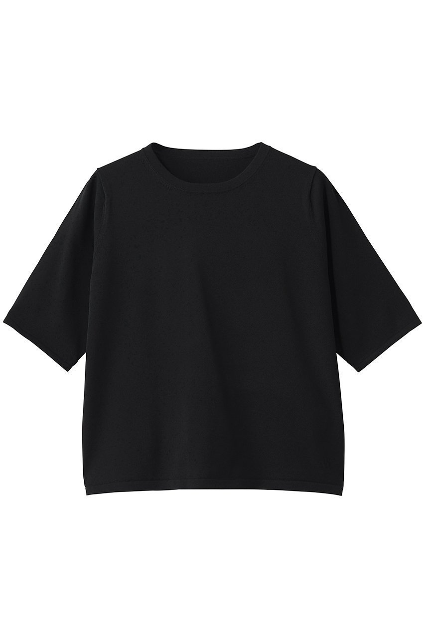 【ハー/HER.】のコンパクトニットプルオーバー インテリア・キッズ・メンズ・レディースファッション・服の通販 founy(ファニー) 　ファッション　Fashion　レディースファッション　Fashion for Women　トップス・カットソー　Cut & Sew Tops　ニット　Knit Tops & Sweaters　カジュアルプルオーバー・ニットトップス　Pullovers & Knit Tops / Casual Pullovers　おすすめ　Recommended / Our Picks　インナー　Innerwear　カーディガン　Cardigan, Knitwear　ストレッチ　Stretch, Stretchy Fabric　セットアップ　Set-Up, Coordinated Outfit　リラックス　Relax, Relaxed Fit　ワンポイント　One Point, Statement Accent　ブラック|ID: prp329100004872542 ipo3291000000036892390