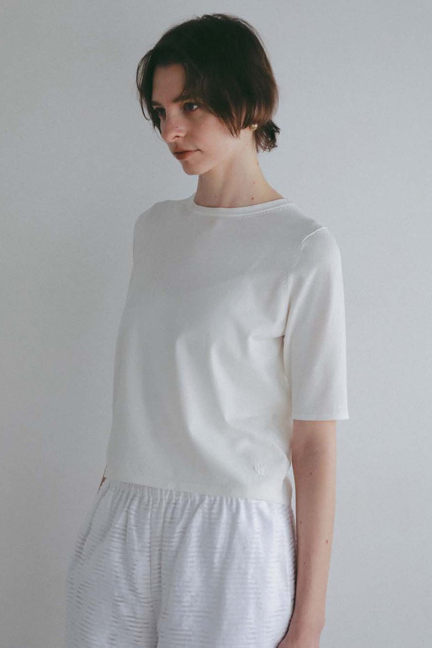 【ハー/HER.】のコンパクトニットプルオーバー 人気、トレンドファッション・服の通販 founy(ファニー) 　ファッション　Fashion　レディースファッション　Fashion for Women　トップス・カットソー　Cut & Sew Tops　ニット　Knit Tops & Sweaters　カジュアルプルオーバー・ニットトップス　Pullovers & Knit Tops / Casual Pullovers　おすすめ　Recommended / Our Picks　インナー　Innerwear　カーディガン　Cardigan, Knitwear　ストレッチ　Stretch, Stretchy Fabric　セットアップ　Set-Up, Coordinated Outfit　リラックス　Relax, Relaxed Fit　ワンポイント　One Point, Statement Accent　other-6|ID: prp329100004872542 ipo3291000000036892402