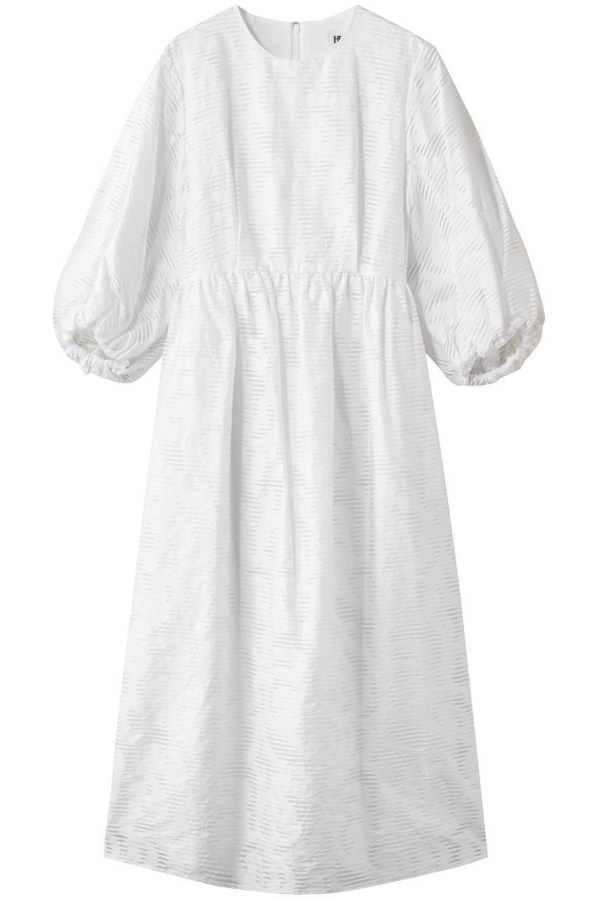 【ハー/HER.】のシアージャカードボリュームスリーブワンピース インテリア・キッズ・メンズ・レディースファッション・服の通販 founy(ファニー) ファッション Fashion レディースファッション Fashion for Women ワンピース Dresses チュニック Tunic Tops & Dresses ジャカード/ジャガード Jacquard, Woven Pattern スリーブ Sleeve, Long Sleeve / Short Sleeve チュニック Tunic, Long Top ロング Long, Long-Length 再入荷 Restock / Back in Stock 春 Spring オフホワイト|ID: prp329100004872545 ipo3291000000036342092