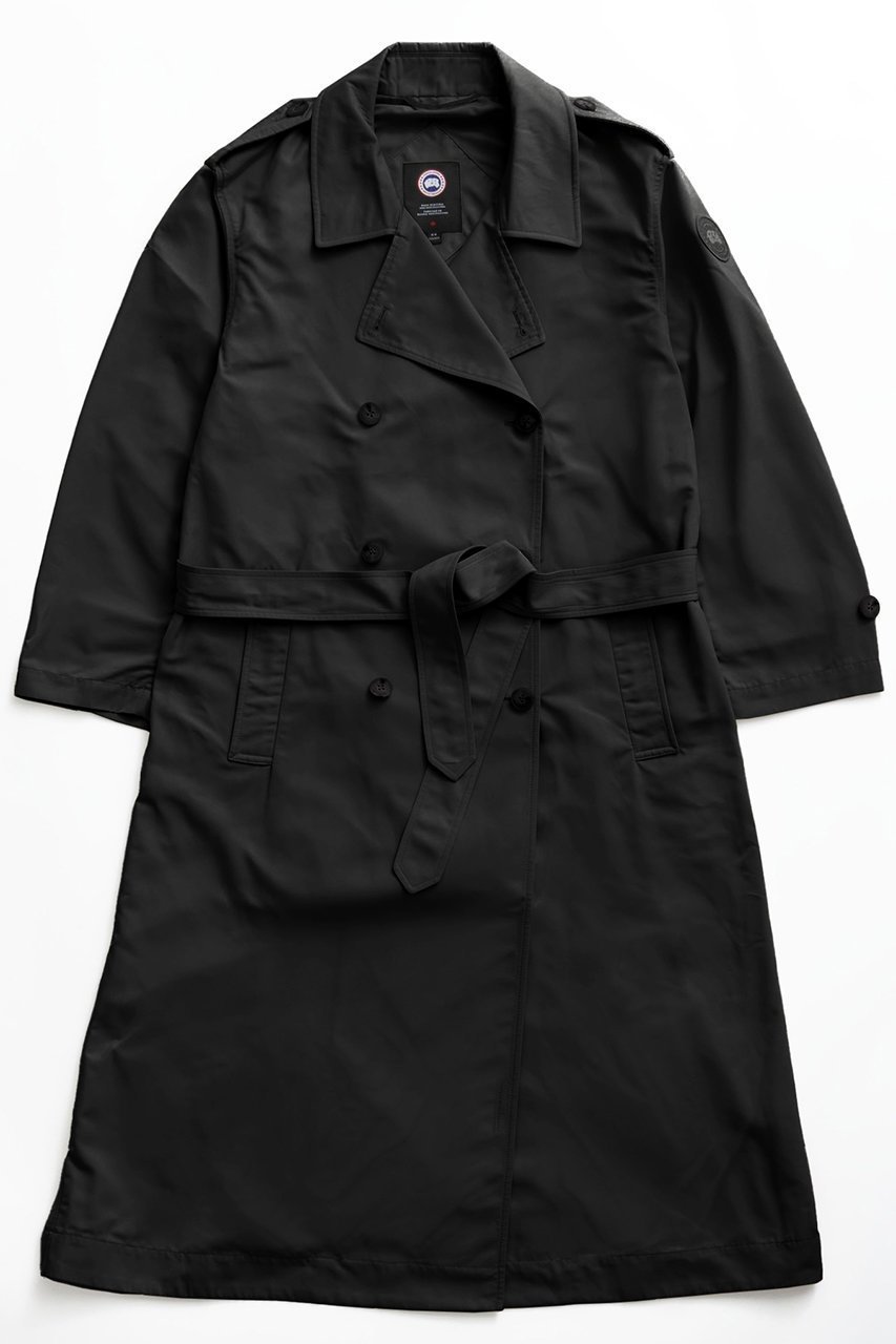 【カナダグース/CANADA GOOSE】の【日本限定】1078WJ Camellia Coat カメリアコート インテリア・キッズ・メンズ・レディースファッション・服の通販 founy(ファウニー) 　ファッション　Fashion　レディースファッション　Fashion for Women　アウター　Coat / Outerwear Collection　コート・ロングコート・ピーコート　Long Coats, Peacoats & More　なめらか　Smooth, Silky Texture　クラシック　Classic, Timeless Style　ダブル　Double, Double-Breasted　トレンチ　Trench, Trench Coat　モダン　Modern, Contemporary　ロング　Long, Long-Length　ブラック|ID: prp329100004872550 ipo3291000000037237564