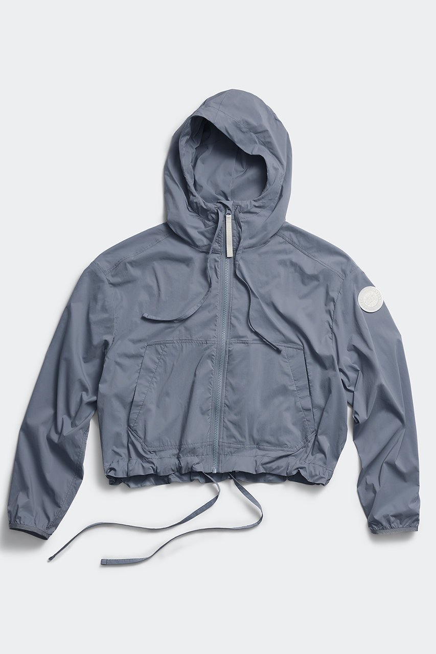 【カナダグース/CANADA GOOSE】の2444WW Kaslo Cropped Jacket カスロ クロップド ジャケット インテリア・キッズ・メンズ・レディースファッション・服の通販 founy(ファニー) 　ファッション　Fashion　レディースファッション　Fashion for Women　アウター　Coat / Outerwear Collection　レディースジャケット・軽アウター　Jackets　アウトドア　Outdoor Clothing　クロップド　Cropped, Short Length　ジャケット　Jacket, Outerwear　ストレッチ　Stretch, Stretchy Fabric　ドローコード　Drawcord, Drawstring Cord　ポケット　Pocket, Pocket Detail　ライトオゾンブルー|ID: prp329100004872555 ipo3291000000036342174