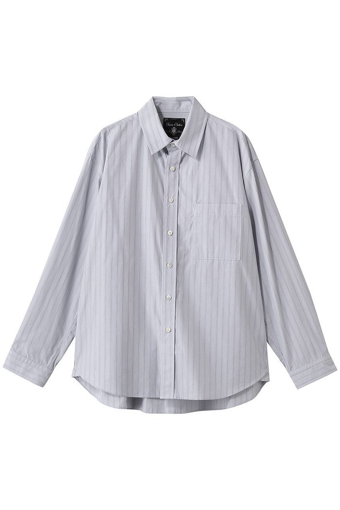 【メゾンスペシャル/MAISON SPECIAL】の【UNISEX】120/2スビンコットン Prime-Over レギュラーシャツ インテリア・キッズ・メンズ・レディースファッション・服の通販 founy(ファニー) https://founy.com/ ファッション Fashion レディースファッション Fashion for Women トップス・カットソー Cut & Sew Tops シャツ・ブラウス・オフィスカジュアル Elegant Blouses & Button-Ups ユニセックス Unisex, Genderless ストライプ Stripe, Striped Pattern スリーブ Sleeve, Long Sleeve / Short Sleeve レギュラー Regular, Standard Fit ロング Long, Long-Length |ID: prp329100004872567 ipo3291000000036342262