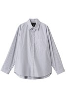 【メゾンスペシャル/MAISON SPECIAL】の【UNISEX】120/2スビンコットン Prime-Over レギュラーシャツ 人気、トレンドファッション・服の通販 founy(ファニー) ファッション Fashion レディースファッション Fashion for Women トップス・カットソー Cut & Sew Tops シャツ・ブラウス・オフィスカジュアル Elegant Blouses & Button-Ups ユニセックス Unisex, Genderless ストライプ Stripe, Striped Pattern スリーブ Sleeve, Long Sleeve / Short Sleeve レギュラー Regular, Standard Fit ロング Long, Long-Length |ID:prp329100004872567