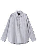 【メゾンスペシャル/MAISON SPECIAL】の【UNISEX】120/2スビンコットン Prime-Over レギュラーシャツ 人気、トレンドファッション・服の通販 founy(ファニー) ファッション Fashion レディースファッション Fashion for Women トップス・カットソー Cut & Sew Tops シャツ・ブラウス・オフィスカジュアル Elegant Blouses & Button-Ups ユニセックス Unisex, Genderless ストライプ Stripe, Striped Pattern スリーブ Sleeve, Long Sleeve / Short Sleeve レギュラー Regular, Standard Fit ロング Long, Long-Length thumbnail GRY(グレー)|ID: prp329100004872567 ipo3291000000036342263