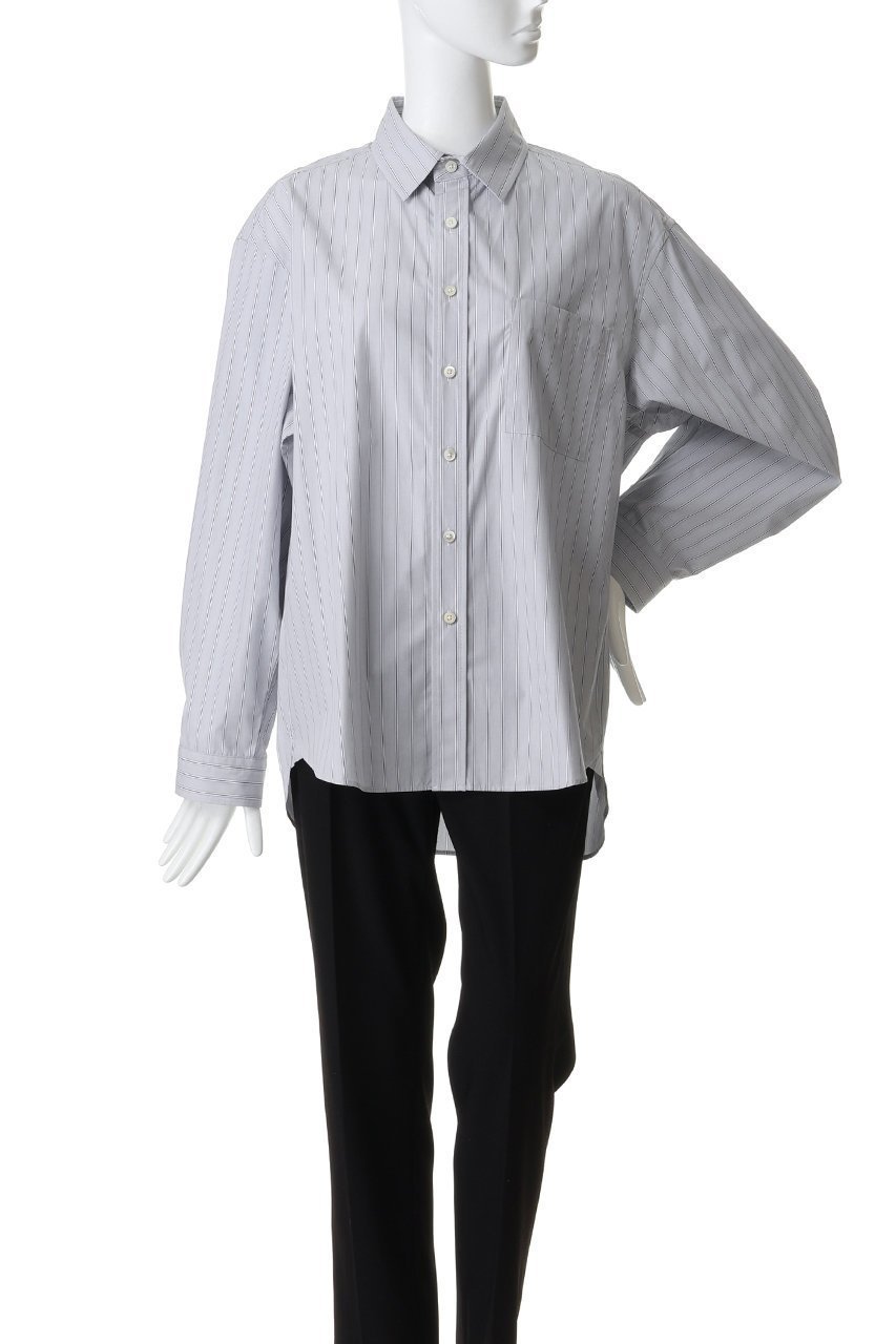 【メゾンスペシャル/MAISON SPECIAL】の【UNISEX】120/2スビンコットン Prime-Over レギュラーシャツ 人気、トレンドファッション・服の通販 founy(ファニー) 　ファッション　Fashion　レディースファッション　Fashion for Women　トップス・カットソー　Cut & Sew Tops　シャツ・ブラウス・オフィスカジュアル　Elegant Blouses & Button-Ups　ユニセックス　Unisex, Genderless　ストライプ　Stripe, Striped Pattern　スリーブ　Sleeve, Long Sleeve / Short Sleeve　レギュラー　Regular, Standard Fit　ロング　Long, Long-Length　other-2|ID: prp329100004872567 ipo3291000000036342268