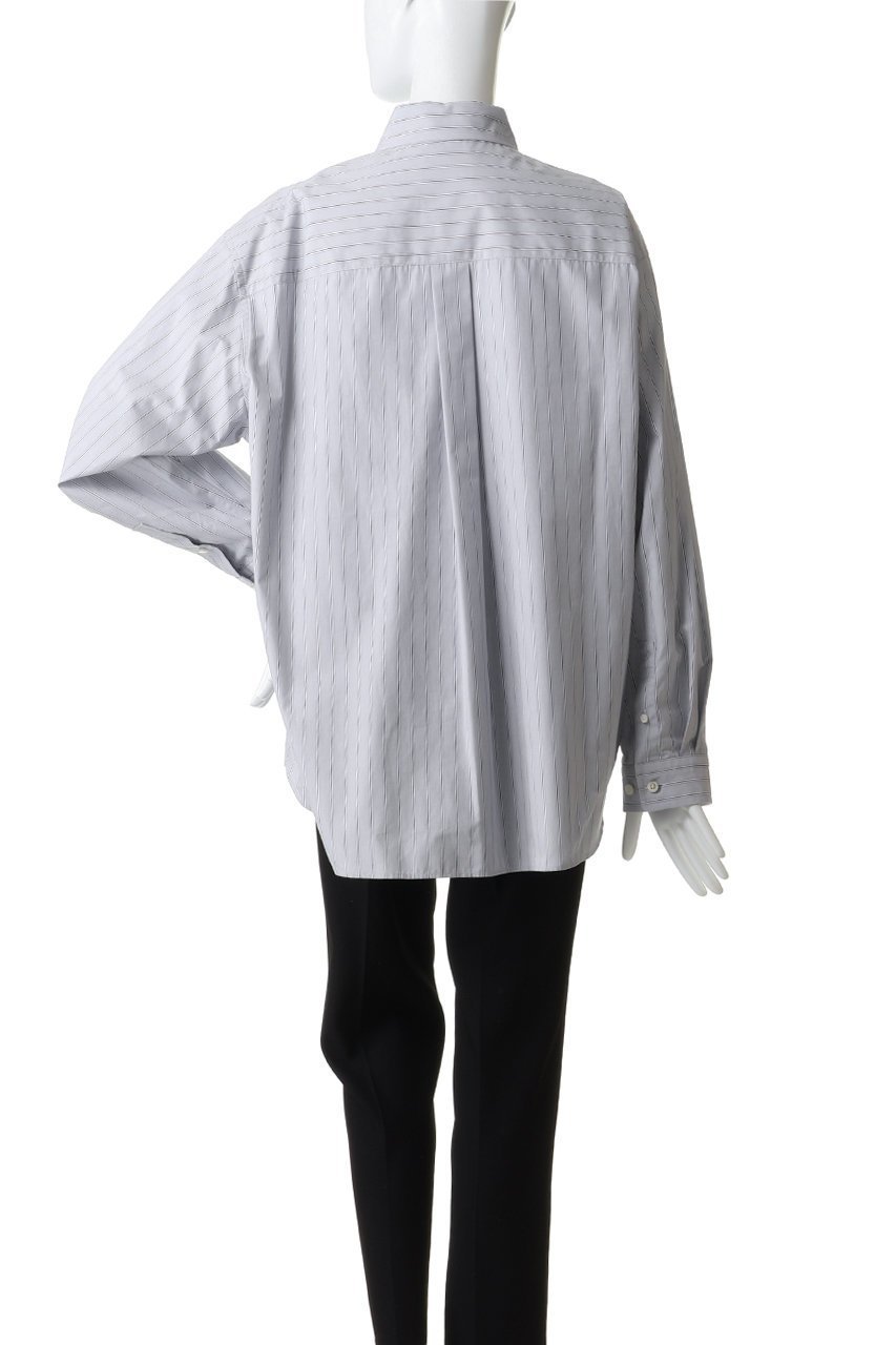 【メゾンスペシャル/MAISON SPECIAL】の【UNISEX】120/2スビンコットン Prime-Over レギュラーシャツ 人気、トレンドファッション・服の通販 founy(ファニー) 　ファッション　Fashion　レディースファッション　Fashion for Women　トップス・カットソー　Cut & Sew Tops　シャツ・ブラウス・オフィスカジュアル　Elegant Blouses & Button-Ups　ユニセックス　Unisex, Genderless　ストライプ　Stripe, Striped Pattern　スリーブ　Sleeve, Long Sleeve / Short Sleeve　レギュラー　Regular, Standard Fit　ロング　Long, Long-Length　other-4|ID: prp329100004872567 ipo3291000000036342270