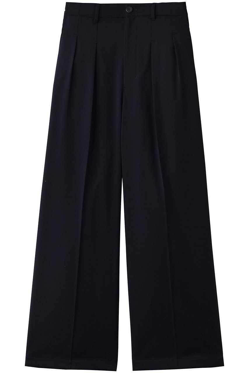 【メゾンスペシャル/MAISON SPECIAL】の【UNISEX】プライムワイドコンティニュアスパンツ インテリア・キッズ・メンズ・レディースファッション・服の通販 founy(ファニー) 　ファッション　Fashion　レディースファッション　Fashion for Women　パンツ　Pants & Trousers　ユニセックス　Unisex, Genderless　なめらか　Smooth, Silky Texture　ツイル　Twist, Twisted Detail　ワイド　Wide, Wide Fit　エレガント 上品　Elegant　NVY(ネイビー)|ID: prp329100004872568 ipo3291000000036342276