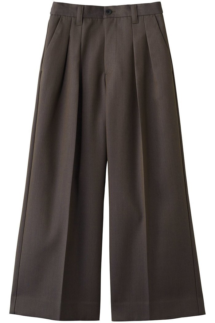 【メゾンスペシャル/MAISON SPECIAL】の【UNISEX】48/2 4色シャンブレーウールツータックワイド インテリア・キッズ・メンズ・レディースファッション・服の通販 founy(ファニー) https://founy.com/ ファッション Fashion レディースファッション Fashion for Women パンツ Pants & Trousers ユニセックス Unisex, Genderless ワイド Wide, Wide Fit |ID: prp329100004872570 ipo3291000000036342292