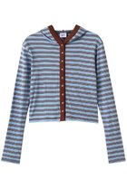 【メゾンスペシャル/MAISON SPECIAL】の【MILLER】Rib Hoodie Cardigan/リブフーディーカーディガン 人気、トレンドファッション・服の通販 founy(ファニー) ファッション Fashion レディースファッション Fashion for Women トップス・カットソー Cut & Sew Tops カーディガン・羽織り Layered Style Cardigans シャツ・ブラウス・オフィスカジュアル Elegant Blouses & Button-Ups ロングTシャツ・Tシャツ Longline T-Shirts & Tees カットソー・ベーシックTシャツ Cut-and-Sewn Tops / Stretch Tees & Basics カーディガン Cardigan, Knitwear コンパクト Compact, Small Size スリット Slit, Slit Detail フィット Fit, Slim Fit thumbnail BLU(ブルー)|ID: prp329100004872572 ipo3291000000036342314