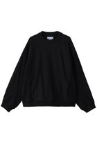 【メゾンスペシャル/MAISON SPECIAL】の【UNISEX】Prime-Over クルーネックPOスウェット 人気、トレンドファッション・服の通販 founy(ファニー) ファッション Fashion レディースファッション Fashion for Women トップス・カットソー Cut & Sew Tops シャツ・ブラウス・オフィスカジュアル Elegant Blouses & Button-Ups レディースパーカー・カジュアルフーディー Casual Hoodies & Sweatshirts ロングTシャツ・Tシャツ Longline T-Shirts & Tees スウェット・クルーネックトップス Sweatshirts & Crewnecks / Relaxed Fit Sweat Tops カットソー・ベーシックTシャツ Cut-and-Sewn Tops / Stretch Tees & Basics ユニセックス Unisex, Genderless スウェット / スエット Sweatshirt, Sweatwear ポケット Pocket, Pocket Detail thumbnail BLK(ブラック)|ID: prp329100004872575 ipo3291000000036342338
