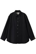 【メゾンスペシャル/MAISON SPECIAL】の【UNISEX】72/2 4色シャンブレーウールシャツ BLK(ブラック)|ID: prp329100004872576 ipo3291000000036342347