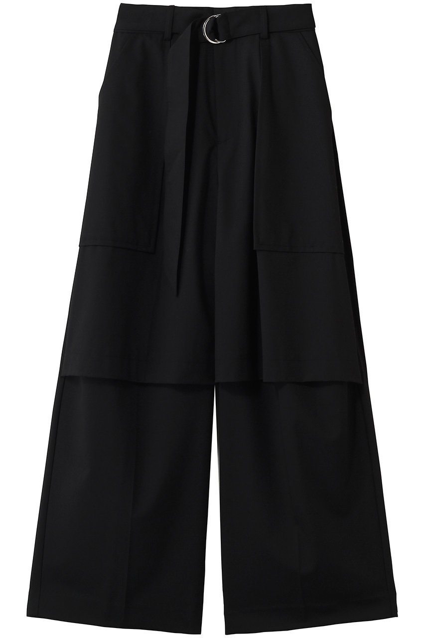 【メゾンスペシャル/MAISON SPECIAL】のSpray-Stained Work Pants/スライスニースーチングワークパンツ インテリア・キッズ・メンズ・レディースファッション・服の通販 founy(ファニー) ファッション Fashion レディースファッション Fashion for Women パンツ Pants & Trousers シンプル Simple, Minimal トレンド Trend, Trending Now ハーフ Half, Half-Length ワイド Wide, Wide Fit ワーク Workwear, Utility Style BLK(ブラック)|ID: prp329100004872579 ipo3291000000036342375