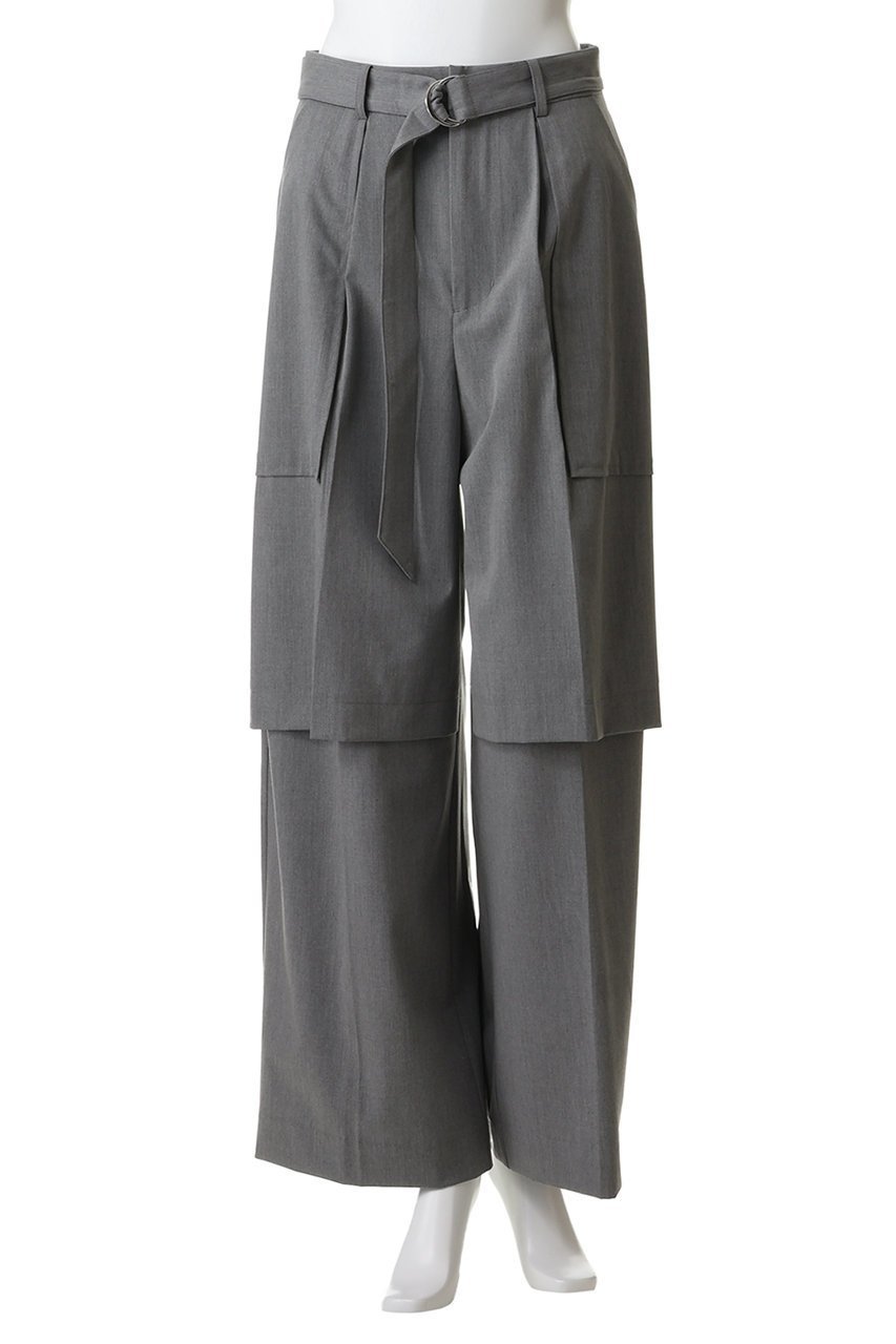 【メゾンスペシャル/MAISON SPECIAL】のSpray-Stained Work Pants/スライスニースーチングワークパンツ 人気、トレンドファッション・服の通販 founy(ファニー) ファッション Fashion レディースファッション Fashion for Women パンツ Pants & Trousers シンプル Simple, Minimal トレンド Trend, Trending Now ハーフ Half, Half-Length ワイド Wide, Wide Fit ワーク Workwear, Utility Style other-2|ID: prp329100004872579 ipo3291000000036342379