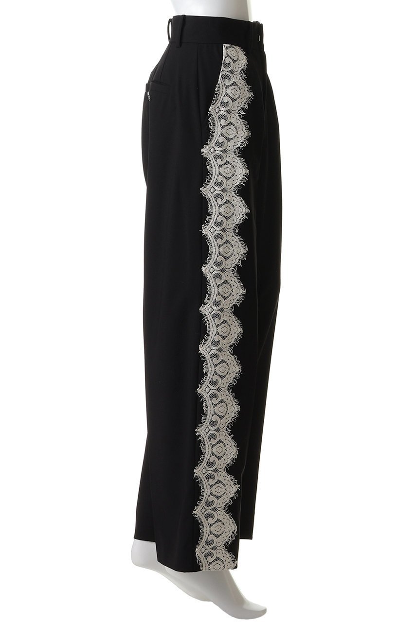 【メゾンスペシャル/MAISON SPECIAL】のSide Lace Slacks/サイドレーススラックス 人気、トレンドファッション・服の通販 founy(ファニー) 　ファッション　Fashion　レディースファッション　Fashion for Women　パンツ　Pants & Trousers　おすすめ　Recommended / Our Picks　クラシック　Classic, Timeless Style　ジャケット　Jacket, Outerwear　スポーティ　Sporty, Casual Athletic　スラックス　Slacks, Dress Pants　フェミニン　Feminine, Girly　レース　Lace, Lace Fabric　other-3|ID: prp329100004872580 ipo3291000000036342391