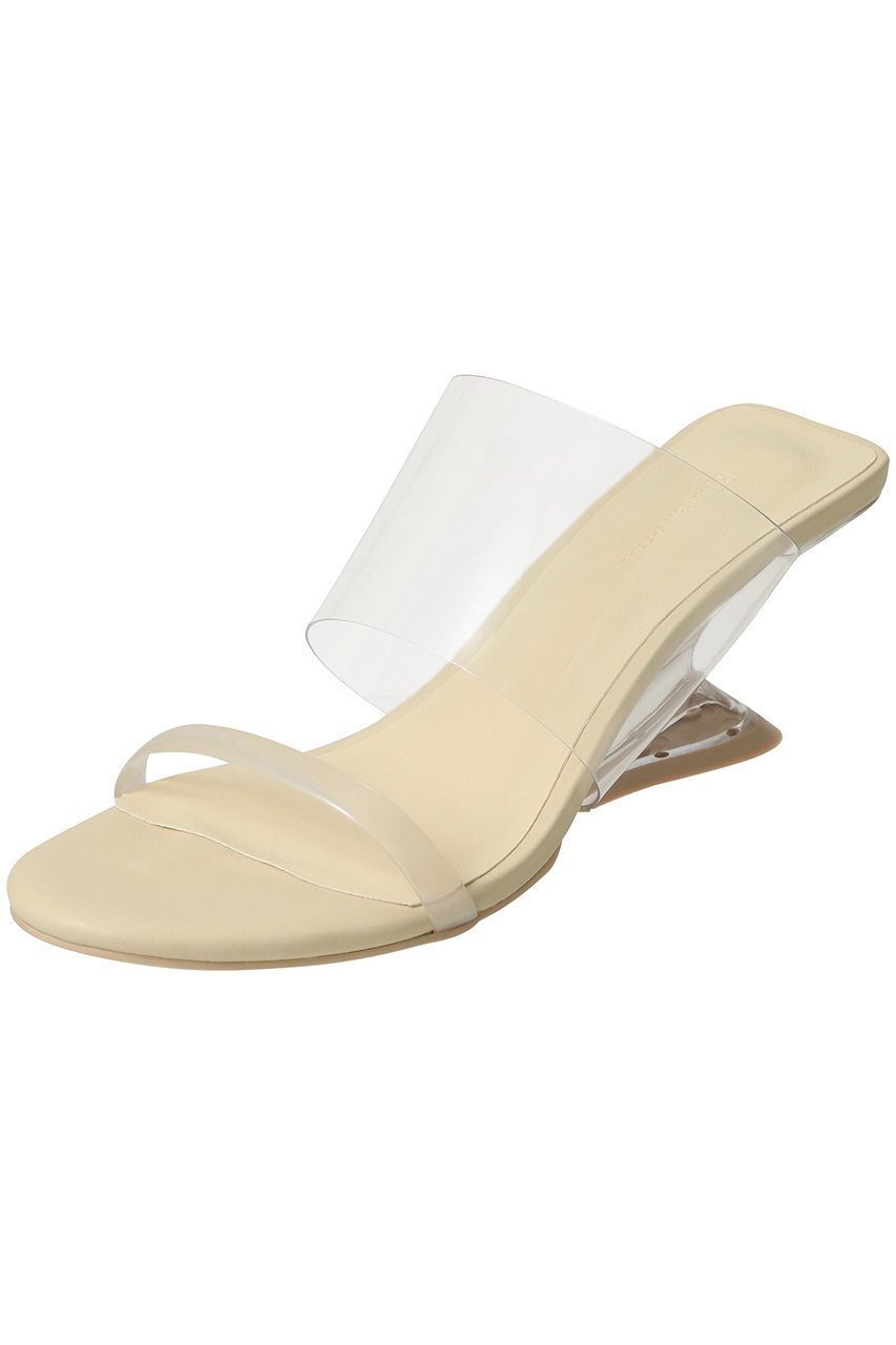 【メゾンスペシャル/MAISON SPECIAL】のClear Mules/ダブルベルトクリアミュール インテリア・キッズ・メンズ・レディースファッション・服の通販 founy(ファウニー) 　ファッション　Fashion　レディースファッション　Fashion for Women　ベルト&ウエストマーク　Belts & Waist Accessories　おすすめ　Recommended / Our Picks　サンダル　Sandals, Summer Shoes　ソックス　Socks, Hosiery　ワイド　Wide, Wide Fit　今季　This Season, Current Season　IVR(アイボリー)|ID: prp329100004872581 ipo3291000000036342399