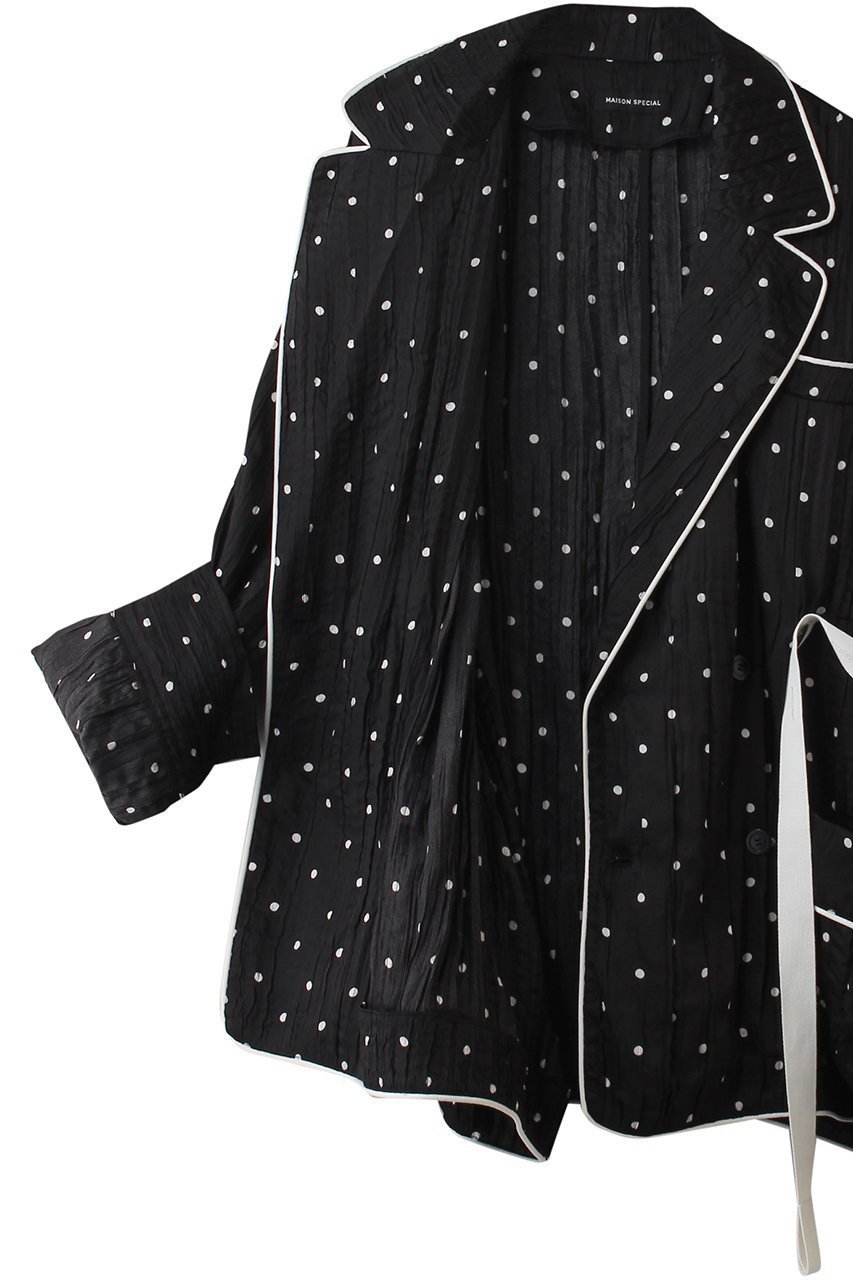 【メゾンスペシャル/MAISON SPECIAL】のPajama Shirt Jacket/パジャマシャツジャケット 人気、トレンドファッション・服の通販 founy(ファニー) ファッション Fashion レディースファッション Fashion for Women アウター Coat / Outerwear Collection レディースジャケット・軽アウター Jackets インナー Innerwear 春 Spring 今季 This Season, Current Season ジャケット Jacket, Outerwear ストライプ Stripe, Striped Pattern セットアップ Set-Up, Coordinated Outfit トレンド Trend, Trending Now ドット Polka Dot, Dot Pattern フェミニン Feminine, Girly ボトム Bottoms, Lower Wear モチーフ Motif, Design Theme other-8|ID: prp329100004872583 ipo3291000000036342428