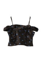 【メゾンスペシャル/MAISON SPECIAL】のTwist Off-Shoulder Blouse/ツイストオフショルビスチェ 人気、トレンドファッション・服の通販 founy(ファニー) ファッション Fashion レディースファッション Fashion for Women アウター Coat / Outerwear Collection レディースジャケット・軽アウター Jackets ジャカード／ジャガード Jacquard, Woven Pattern ジャケット Jacket, Outerwear ストレッチ Stretch, Stretchy Fabric ダブル Double, Double-Breasted トレンド Trend, Trending Now ドット Polka Dot, Dot Pattern ドレープ Drape, Draping Fabric フォルム Silhouette, Form ベスト Vest, Waistcoat ボトム Bottoms, Lower Wear thumbnail BRN(ブラウン)|ID: prp329100004872584 ipo3291000000036342431