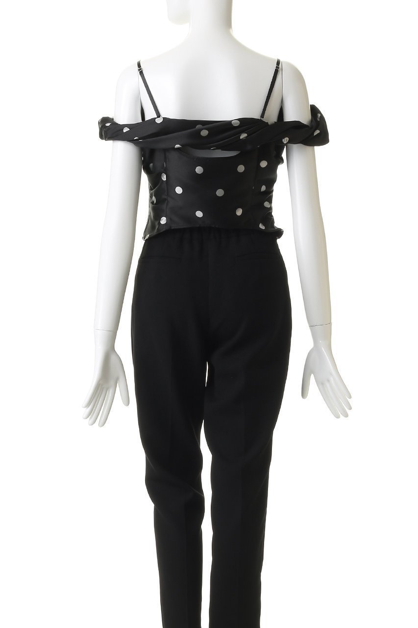 【メゾンスペシャル/MAISON SPECIAL】のTwist Off-Shoulder Blouse/ツイストオフショルビスチェ 人気、トレンドファッション・服の通販 founy(ファニー) 　ファッション　Fashion　レディースファッション　Fashion for Women　アウター　Coat / Outerwear Collection　レディースジャケット・軽アウター　Jackets　ジャカード／ジャガード　Jacquard, Woven Pattern　ジャケット　Jacket, Outerwear　ストレッチ　Stretch, Stretchy Fabric　ダブル　Double, Double-Breasted　トレンド　Trend, Trending Now　ドット　Polka Dot, Dot Pattern　ドレープ　Drape, Draping Fabric　フォルム　Silhouette, Form　ベスト　Vest, Waistcoat　ボトム　Bottoms, Lower Wear　other-4|ID: prp329100004872584 ipo3291000000036342435