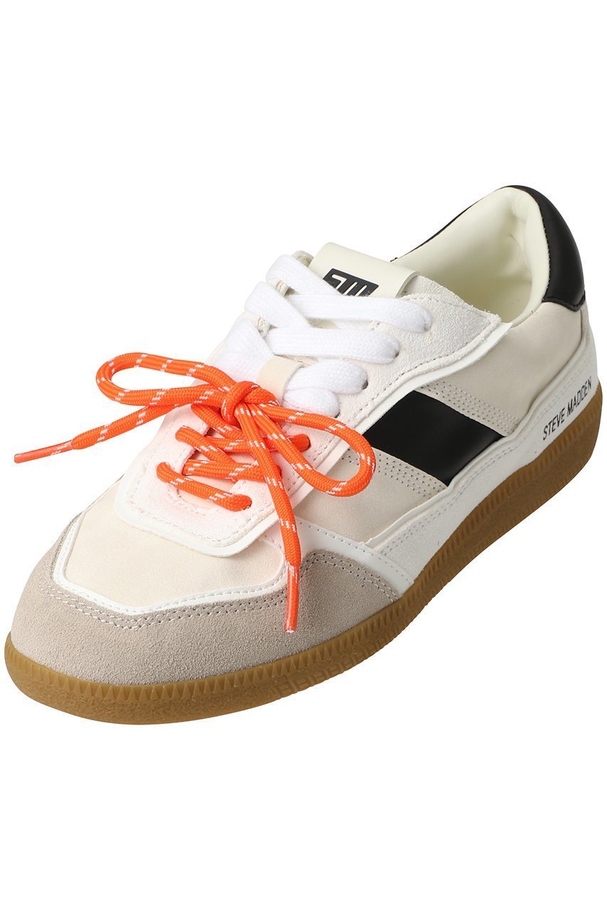 【スティーブマデン/STEVE MADDEN】のAUGUSTINE ダブルレースローテクスニーカー インテリア・キッズ・メンズ・レディースファッション・服の通販 founy(ファウニー) 　ファッション　Fashion　レディースファッション　Fashion for Women　オレンジ　Orange　クラシカル　Classical, Vintage-Inspired　シルバー　Silver, Metallic Silver　スニーカー　Sneakers, Trainers　パープル　Purple, Violet　モノトーン　Monotone, Black and White　レース　Lace, Lace Fabric　ブラック/ホワイト|ID: prp329100004872588 ipo3291000000037237705