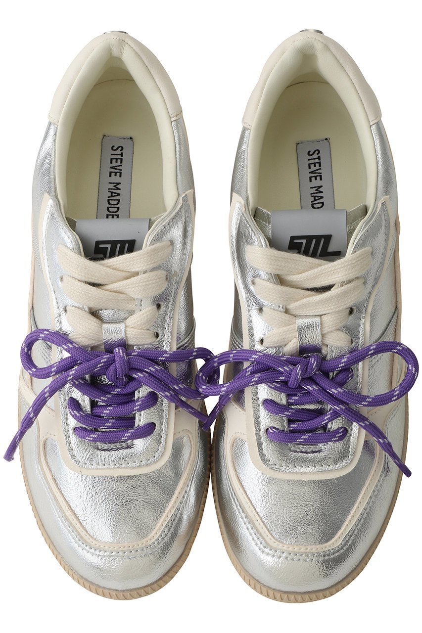 【スティーブマデン/STEVE MADDEN】のAUGUSTINE ダブルレースローテクスニーカー 大人の最旬トレンドファッション＆コーディネート founy(ファウニー) 　ファッション　Fashion　レディースファッション　Fashion for Women　オレンジ　Orange　クラシカル　Classical, Vintage-Inspired　シルバー　Silver, Metallic Silver　スニーカー　Sneakers, Trainers　パープル　Purple, Violet　モノトーン　Monotone, Black and White　レース　Lace, Lace Fabric　other-2|ID: prp329100004872588 ipo3291000000037237707