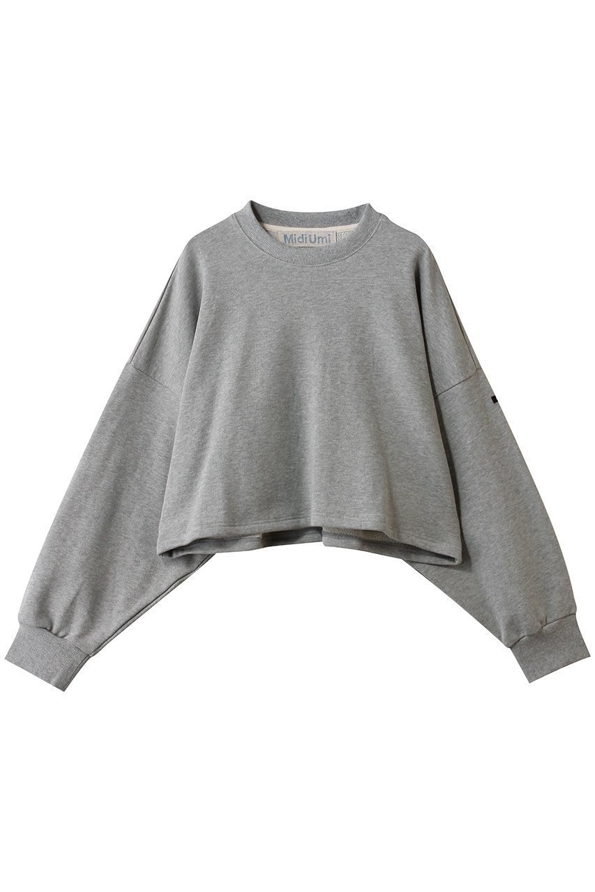 【ミディウミ/MidiUmi】のshort sweat PO プルオーバー インテリア・キッズ・メンズ・レディースファッション・服の通販 founy(ファニー) ファッション Fashion レディースファッション Fashion for Women トップス・カットソー Cut & Sew Tops シャツ・ブラウス・オフィスカジュアル Elegant Blouses & Button-Ups レディースパーカー・カジュアルフーディー Casual Hoodies & Sweatshirts ロングTシャツ・Tシャツ Longline T-Shirts & Tees カジュアルプルオーバー・ニットトップス Pullovers & Knit Tops / Casual Pullovers スウェット・クルーネックトップス Sweatshirts & Crewnecks / Relaxed Fit Sweat Tops カットソー・ベーシックTシャツ Cut-and-Sewn Tops / Stretch Tees & Basics カットソー Cut and Sewn Top ショート Short, Short Length ボトム Bottoms, Lower Wear ワイド Wide, Wide Fit gray|ID: prp329100004872590 ipo3291000000036342494