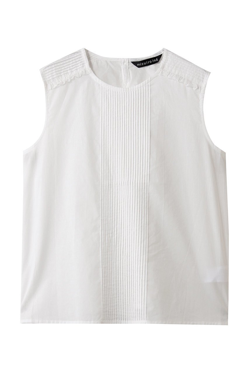 【ミズイロ インド/mizuiro ind】のpin tuck & lace N/S P/O プルオーバー 人気、トレンドファッション・服の通販 founy(ファニー) ファッション Fashion レディースファッション Fashion for Women トップス・カットソー Cut & Sew Tops キャミソール&ノースリーブ Camisoles & Sleeveless Tops シャツ・ブラウス・オフィスカジュアル Elegant Blouses & Button-Ups カジュアルプルオーバー・ニットトップス Pullovers & Knit Tops / Casual Pullovers ノースリーブ Sleeveless, No-Sleeve フレア Flare, Flared ボックス Boxy, Box Shape リネン Linen, Linen Fabric レース Lace, Lace Fabric エレガント 上品 Elegant 夏 Summer 春 Spring S/S・春夏 SS, Spring/Summer, Warm Season other-1|ID: prp329100004872595 ipo3291000000036342539