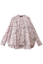 【ミズイロ インド/mizuiro ind】のprint back gather shirt シャツ 人気、トレンドファッション・服の通販 founy(ファニー) ファッション Fashion レディースファッション Fashion for Women トップス・カットソー Cut & Sew Tops シャツ・ブラウス・オフィスカジュアル Elegant Blouses & Button-Ups アニマル Animal Print ギャザー Gathered, Ruffled スリーブ Sleeve, Long Sleeve / Short Sleeve ドット Polka Dot, Dot Pattern ロング Long, Long-Length 羽織 Haori, Light Jacket thumbnail pink|ID: prp329100004872596 ipo3291000000036342550