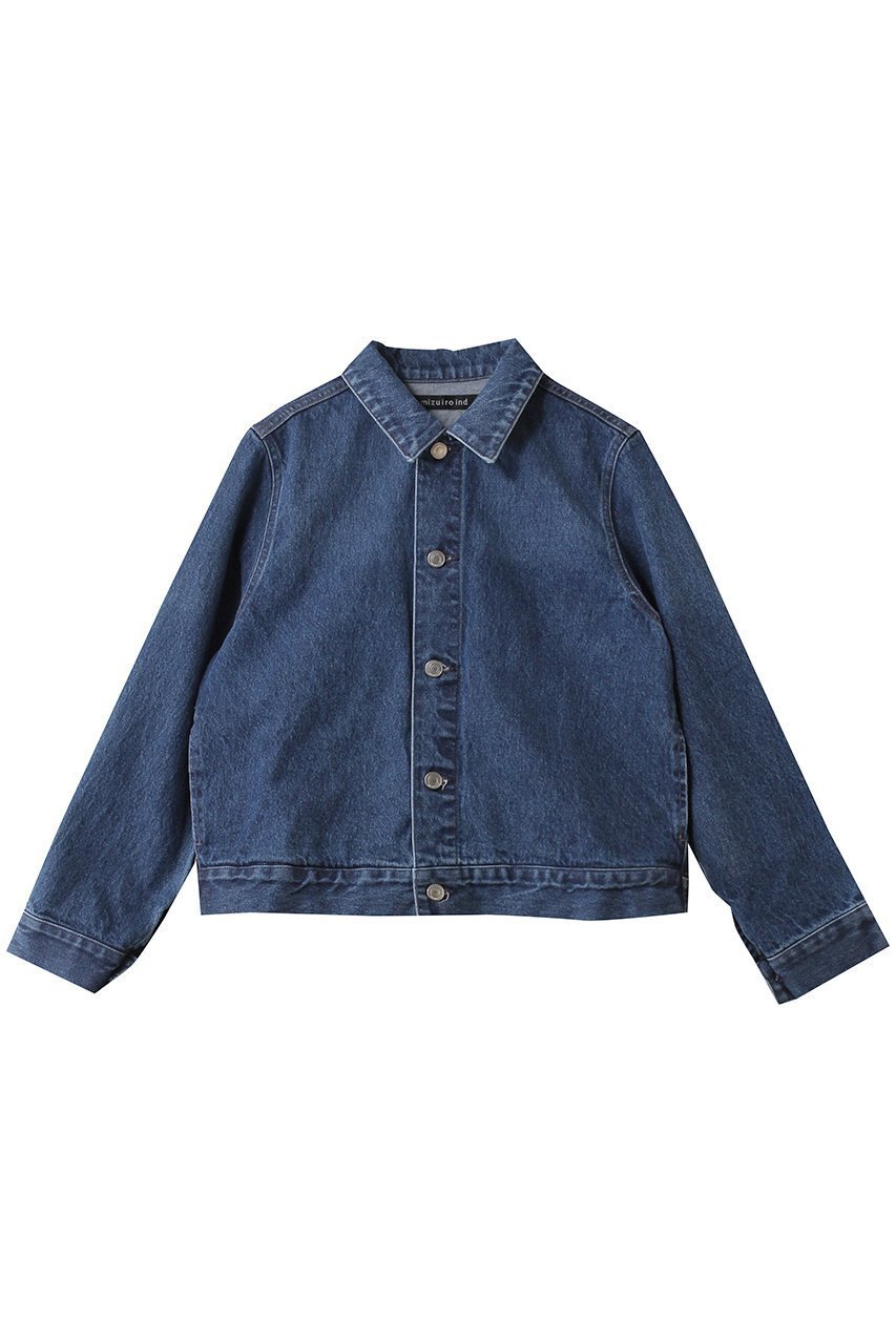 【ミズイロ インド/mizuiro ind】のcompact denim JK ジャケット インテリア・キッズ・メンズ・レディースファッション・服の通販 founy(ファウニー) 　ファッション　Fashion　レディースファッション　Fashion for Women　アウター　Coat / Outerwear Collection　レディースジャケット・軽アウター　Jackets　コンパクト　Compact, Small Size　ショート　Short, Short Length　ジャケット　Jacket, Outerwear　トレンド　Trend, Trending Now　ワイド　Wide, Wide Fit　再入荷　Restock / Back in Stock　navy|ID: prp329100004872597 ipo3291000000037237723