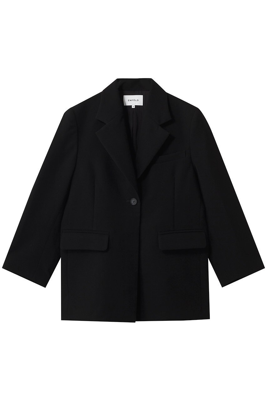 【エンフォルド/ENFOLD】のTAILORED JACKET 大人の最旬トレンドファッション＆コーディネート founy(ファウニー) 　ファッション　Fashion　レディースファッション　Fashion for Women　アウター　Coat / Outerwear Collection　レディースジャケット・軽アウター　Jackets　ジャケット　Jacket, Outerwear　バランス　Balance, Style Balance　フォルム　Silhouette, Form　ルーズ　Loose, Oversized　 other-1|ID: prp329100004872620 ipo3291000000036342738