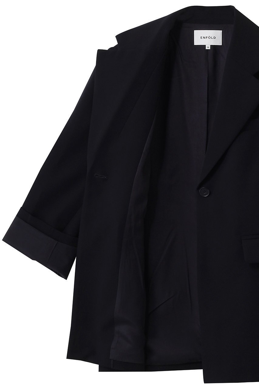 【エンフォルド/ENFOLD】のTAILORED JACKET 大人の最旬トレンドファッション＆コーディネート founy(ファウニー) 　ファッション　Fashion　レディースファッション　Fashion for Women　アウター　Coat / Outerwear Collection　レディースジャケット・軽アウター　Jackets　ジャケット　Jacket, Outerwear　バランス　Balance, Style Balance　フォルム　Silhouette, Form　ルーズ　Loose, Oversized　other-6|ID: prp329100004872620 ipo3291000000036342745