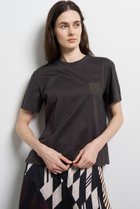 【ランバン オン ブルー/LANVIN en Bleu】のワンポイントスクエアロゴTシャツ チャコールグレー|ID: prp329100004872625 ipo3291000000036342785