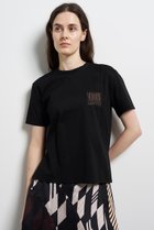 【ランバン オン ブルー/LANVIN en Bleu】のワンポイントスクエアロゴTシャツ ブラック|ID: prp329100004872625 ipo3291000000036342786