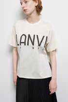 【ランバン オン ブルー/LANVIN en Bleu】のLANVIN EN BLEU ロゴTシャツ ベージュ|ID: prp329100004872626 ipo3291000000036342796