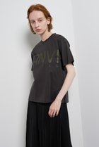 【ランバン オン ブルー/LANVIN en Bleu】のLANVIN EN BLEU ロゴTシャツ チャコールグレー|ID: prp329100004872626 ipo3291000000036342798