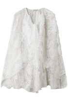 【カナコ サカイ/KANAKO SAKAI】のレース パッチワーク ケープ 人気、トレンドファッション・服の通販 founy(ファニー) ファッション Fashion レディースファッション Fashion for Women トップス・カットソー Cut & Sew Tops シャツ・ブラウス・オフィスカジュアル Elegant Blouses & Button-Ups エレガント 上品 Elegant スリーブ Sleeve, Long Sleeve / Short Sleeve デニム Denim, Jeans Material ドレス Dress, One-Piece パッチワーク Patchwork, Mixed Fabric レース Lace, Lace Fabric ロング Long, Long-Length thumbnail ホワイト|ID: prp329100004872639 ipo3291000000036342894