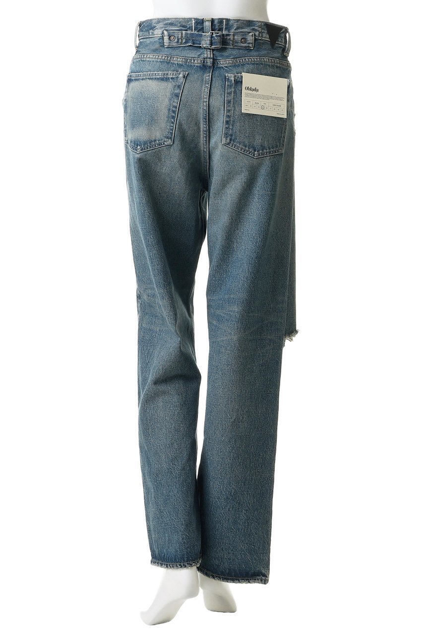 【オブラダ/Oblada】の1938 クラッシュデニムパンツ 人気、トレンドファッション・服の通販 founy(ファニー) 　ファッション　Fashion　レディースファッション　Fashion for Women　パンツ　Pants & Trousers　デニムパンツ・ジーンズ・美脚デニム　Denim Jeans & Pants　クラッシュ　Distressed, Crashed Style　シンプル　Simple, Minimal　デニム　Denim, Jeans Material　ワイド　Wide, Wide Fit　定番　Standard, Basic Item　other-4|ID: prp329100004872640 ipo3291000000036342906