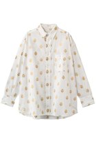 【クチュールドアダム/COUTURE D'ADAM】のストロベリーハートビッグシャツ ホワイト×ゴールド|ID: prp329100004872649 ipo3291000000036342968