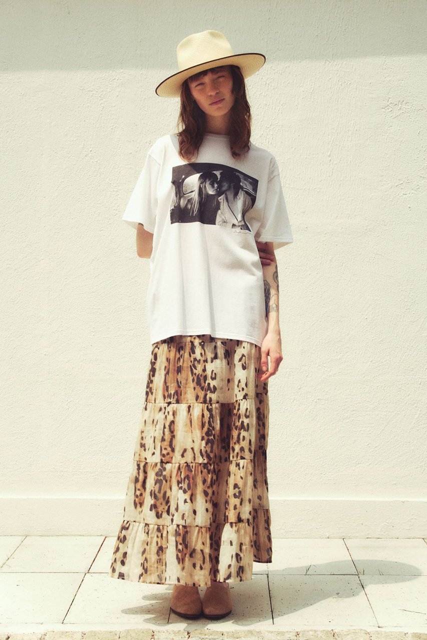 【クチュールドアダム/COUTURE D'ADAM】のレオパードプリントティアードスカート 人気、トレンドファッション・服の通販 founy(ファニー) 　ファッション　Fashion　レディースファッション　Fashion for Women　スカート　Skirts　ティアードスカート　Tiered Skirts　ロングスカート　Long Skirts / Maxi & Midi Skirts　ジャケット　Jacket, Outerwear　ティアードスカート　Tiered Skirt, Flounced Skirt　ドレープ　Drape, Draping Fabric　レオパード　Leopard, Animal Print　ロング　Long, Long-Length　エレガント 上品　Elegant　other-6|ID: prp329100004872652 ipo3291000000036342994