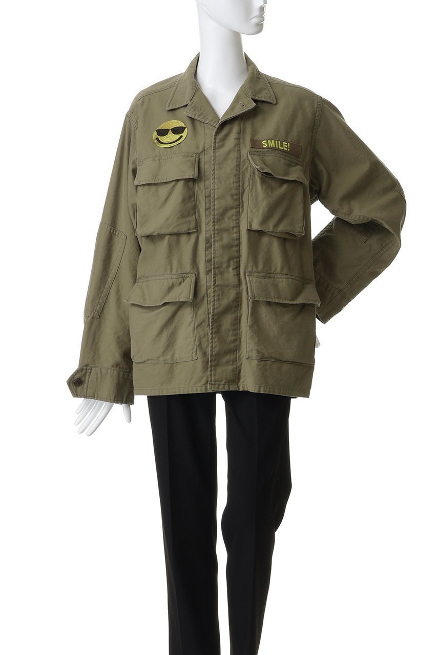 【クチュールドアダム/COUTURE D'ADAM】のスマイリー Old BDU ジャケット 人気、トレンドファッション・服の通販 founy(ファニー) 　ファッション　Fashion　レディースファッション　Fashion for Women　アウター　Coat / Outerwear Collection　レディースジャケット・軽アウター　Jackets　クラシック　Classic, Timeless Style　ジャケット　Jacket, Outerwear　バランス　Balance, Style Balance　フェミニン　Feminine, Girly　フラップ　Flap, Flap Pocket　フロント　Front, Front Design　ポケット　Pocket, Pocket Detail　ミリタリー　Military, Army Style　ヴィンテージ　Vintage Style　人気　Popular, Best Seller　other-2|ID: prp329100004872653 ipo3291000000036342997