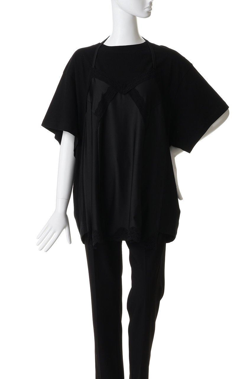 【アンスクリア/INSCRIRE】のHybrid ランジェリー Tシャツ 人気、トレンドファッション・服の通販 founy(ファニー) 　ファッション　Fashion　レディースファッション　Fashion for Women　下着・ランジェリー　Lingerie & Intimates　その他ランジェリー・インナーアイテム　Other Lingerie / Intimates　トップス・カットソー　Cut & Sew Tops　ショート　Short, Short Length　ジャケット　Jacket, Outerwear　スリーブ　Sleeve, Long Sleeve / Short Sleeve　フェミニン　Feminine, Girly　フレア　Flare, Flared　ランジェリー　Lingerie, Intimate Wear　リボン　Ribbon, Bow　ワイド　Wide, Wide Fit　other-2|ID: prp329100004872656 ipo3291000000036343020