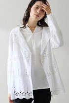 【ウィムガゼット/Whim Gazette】のレースジャケット 大人の最旬トレンドファッション＆コーディネート founy(ファウニー) ファッション Fashion レディースファッション Fashion for Women アウター Coat / Outerwear Collection レディースジャケット・軽アウター Jackets アイレット Eyelet Lace インド Indian Textile クール Cool, Chic ジャケット Jacket, Outerwear レース Lace, Lace Fabric ワーク Workwear, Utility Style 夏 Summer 春 Spring S/S・春夏 SS, Spring/Summer, Warm Season 羽織 Haori, Light Jacket thumbnail オフホワイト|ID: prp329100004872659 ipo3291000000036872287