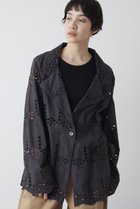 【ウィムガゼット/Whim Gazette】のレースジャケット 大人の最旬トレンドファッション＆コーディネート founy(ファウニー) ファッション Fashion レディースファッション Fashion for Women アウター Coat / Outerwear Collection レディースジャケット・軽アウター Jackets アイレット Eyelet Lace インド Indian Textile クール Cool, Chic ジャケット Jacket, Outerwear レース Lace, Lace Fabric ワーク Workwear, Utility Style 夏 Summer 春 Spring S/S・春夏 SS, Spring/Summer, Warm Season 羽織 Haori, Light Jacket thumbnail チャコールグレー|ID: prp329100004872659 ipo3291000000036872289