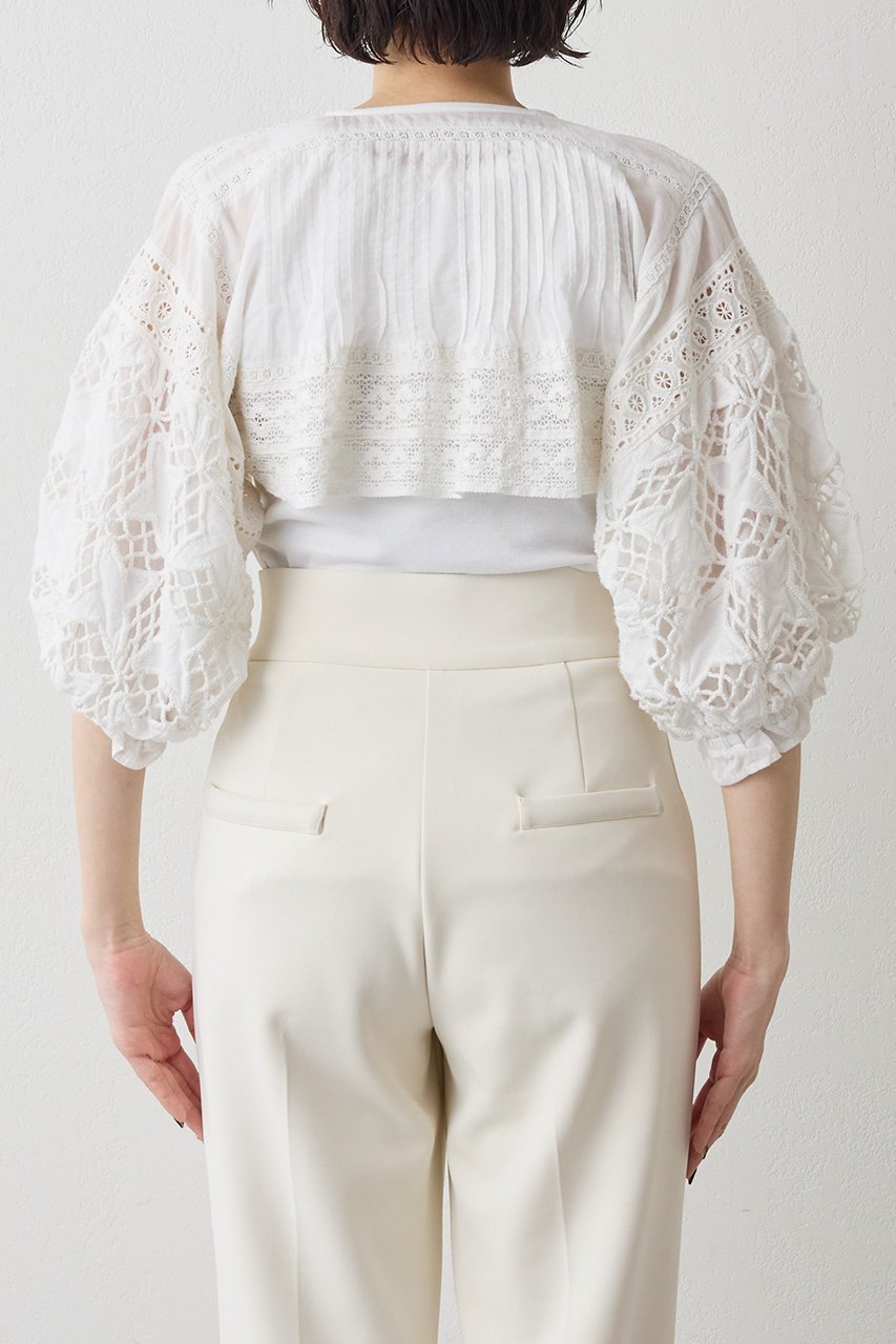 【ウィムガゼット/Whim Gazette】のボレロブラウス 人気、トレンドファッション・服の通販 founy(ファニー) 　ファッション　Fashion　レディースファッション　Fashion for Women　アウター　Coat / Outerwear Collection　ボレロ・ショート丈ジャケット / ドレス羽織りに　Boleros & Short Jackets　トップス・カットソー　Cut & Sew Tops　シャツ・ブラウス・オフィスカジュアル　Elegant Blouses & Button-Ups　おすすめ　Recommended / Our Picks　インド　Indian Textile　クール　Cool, Chic　スリーブ　Sleeve, Long Sleeve / Short Sleeve　バランス　Balance, Style Balance　ボレロ　Bolero, Short Cardigan　ミックス　Mix, Mixed Style　レース　Lace, Lace Fabric　ロング　Long, Long-Length　other-8|ID: prp329100004872661 ipo3291000000036343066