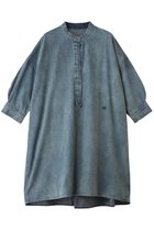 【ウィムガゼット/Whim Gazette】のDENIM刺繍チュニックシャツ 人気、トレンドファッション・服の通販 founy(ファニー) ファッション Fashion レディースファッション Fashion for Women トップス・カットソー Cut & Sew Tops シャツ・ブラウス・オフィスカジュアル Elegant Blouses & Button-Ups クラシカル Classical, Vintage-Inspired ショルダー Shoulder, Shoulder Strap スタンド Stand Collar, Upright Stand スリーブ Sleeve, Long Sleeve / Short Sleeve チュニック Tunic, Long Top デニム Denim, Jeans Material ドロップ Drop Shoulder, Dropped Style バランス Balance, Style Balance フロント Front, Front Design ユーズド Used, Vintage-Look ロング Long, Long-Length ワンポイント One Point, Statement Accent thumbnail ブルー|ID: prp329100004872663 ipo3291000000036343077