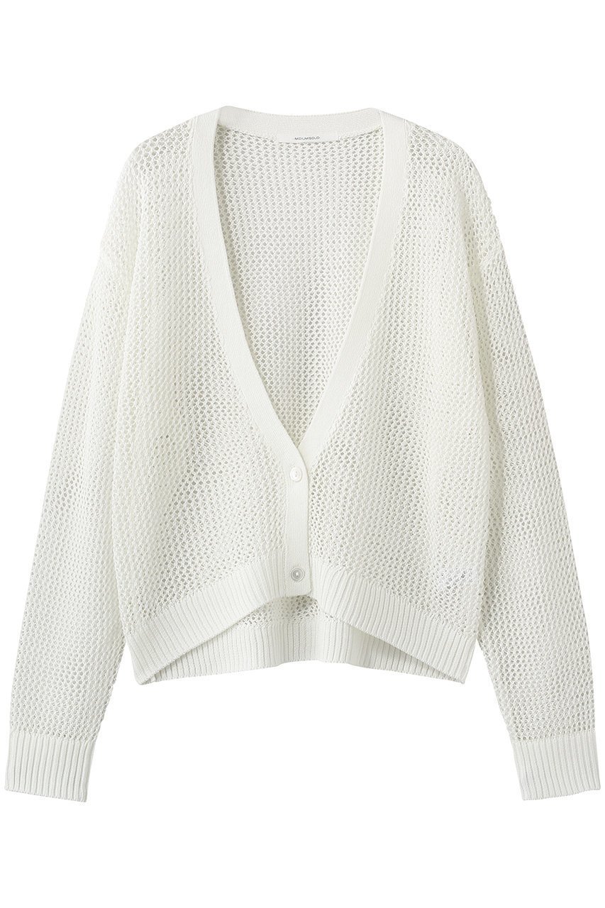 【ミディウミソリッド/MIDIUMISOLID】のmesh short C/D カーディガン インテリア・キッズ・メンズ・レディースファッション・服の通販 founy(ファウニー) 　ファッション　Fashion　レディースファッション　Fashion for Women　トップス・カットソー　Cut & Sew Tops　ニット　Knit Tops & Sweaters　カーディガン・羽織り　Layered Style Cardigans　おすすめ　Recommended / Our Picks　インナー　Innerwear　カーディガン　Cardigan, Knitwear　トレンド　Trend, Trending Now　夏　Summer　off white|ID: prp329100004872669 ipo3291000000036343119